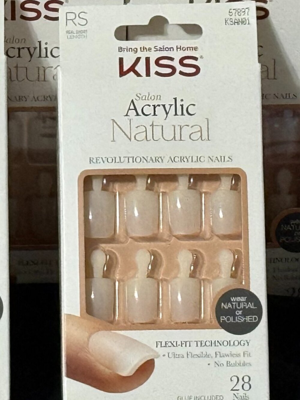Kiss Salon Acrylic French Nails Bundle (5 Boxes) RS- NEW
